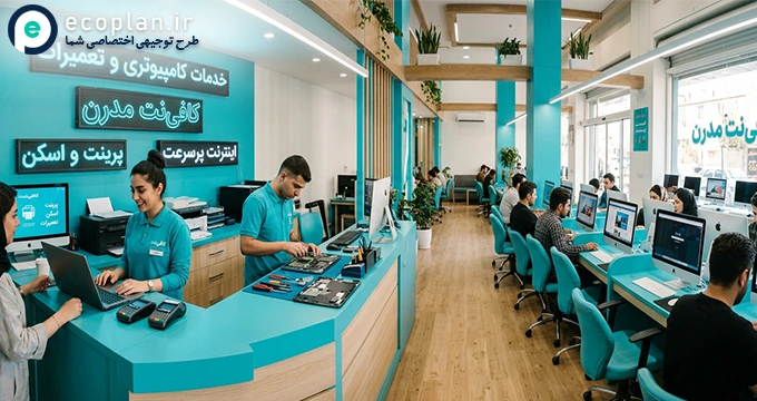 طرح توجیهی کافی نت